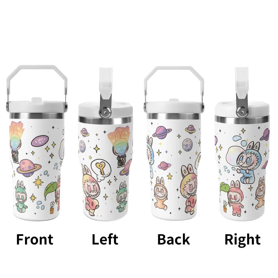 LABUBU 20oz Stainless Steel Water Bottle Coffee Mug Tumblers for Vehicle Cup Holders