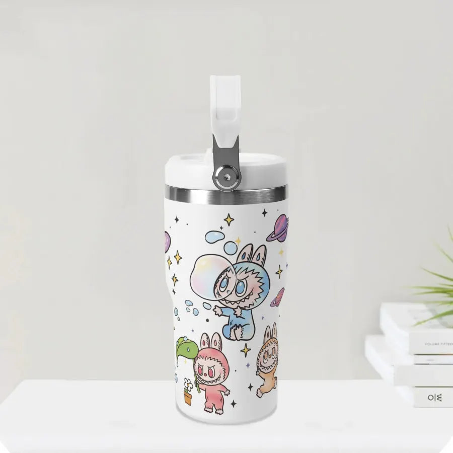 LABUBU 20oz Stainless Steel Water Bottle Coffee Mug Tumblers for Vehicle Cup Holders