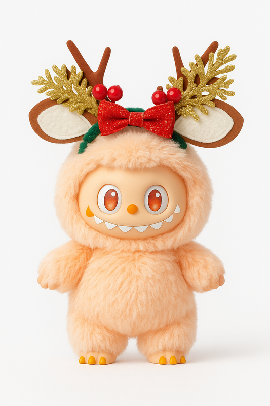 Labubu Reindeer Antler Headband with berries