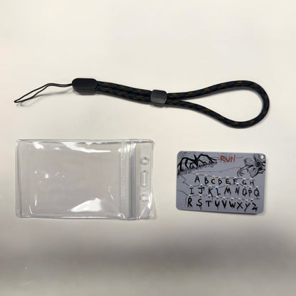 Handcrafted Stranger Things Alphabet Wall Light Card